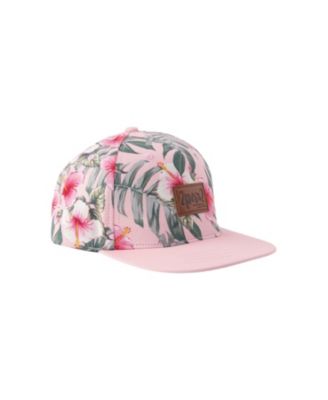 Girls' Hibiscus Print Cap - Baby, Little Kid, Big Kid