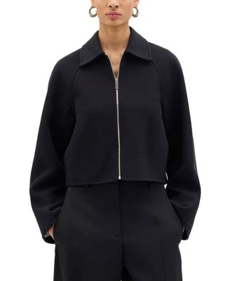  Double Face Crop Blouson