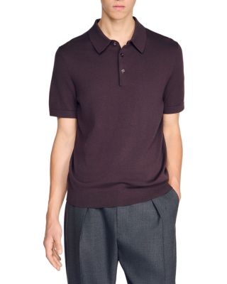 Cotton and Silk Polo Shirt