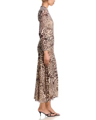 Lea Mesh Midi Dress - thumbnail 5