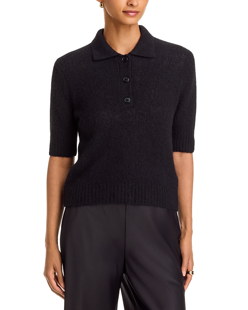 Lisa Yang Masy Cashmere & Silk Polo Sweater