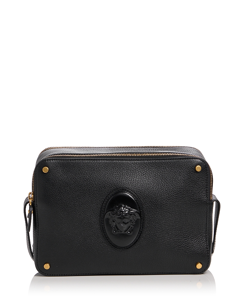 Versace Lou Medusa Leather Crossbody Bag
