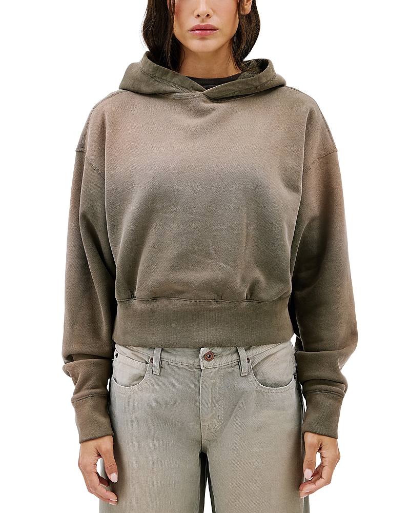 Slvrlake Cropped Ombre Hoodie