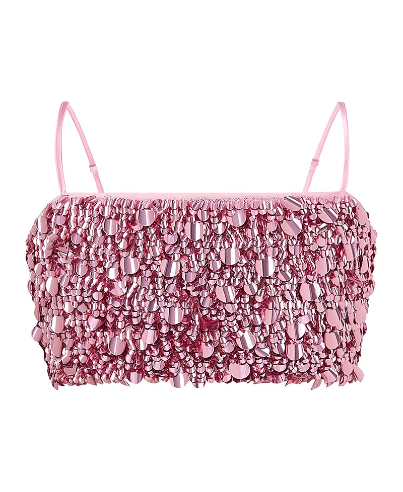 Marlo Kids Girls' Davina Sequin Top - Little Kid, Big Kid
