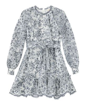  Girls' Eliza Embroidered Mini Dress - Little Kid, Big Kid