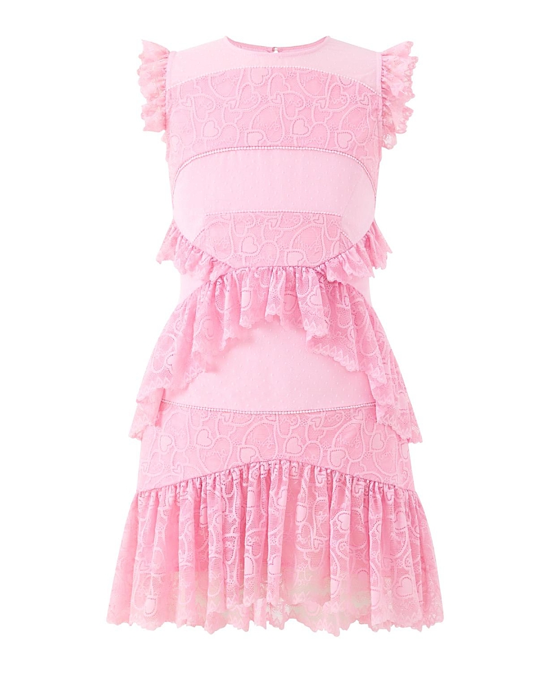 Marlo Kids Girls' Lucy Frill Mini Dress - Little Kid, Big Kid