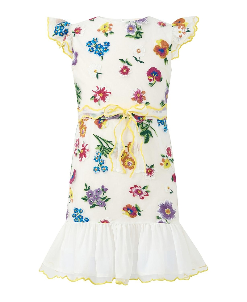 Marlo Kids Girls' Carly Embroidered Mini Dress - Little Kid, Big Kid