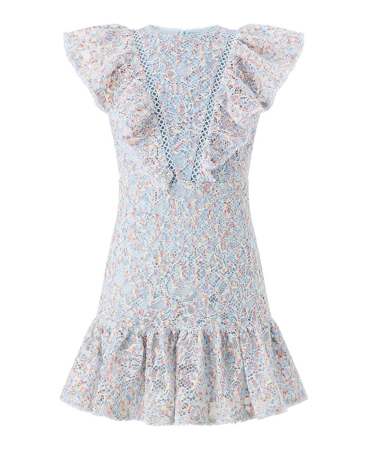 Marlo Kids Girls' Ryleigh Embroidered Mini Dress - Little Kid, Big Kid