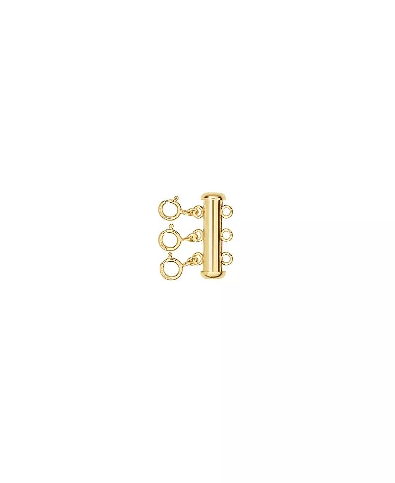 Set & Stones 3-Strand Layered Necklace Clasp
