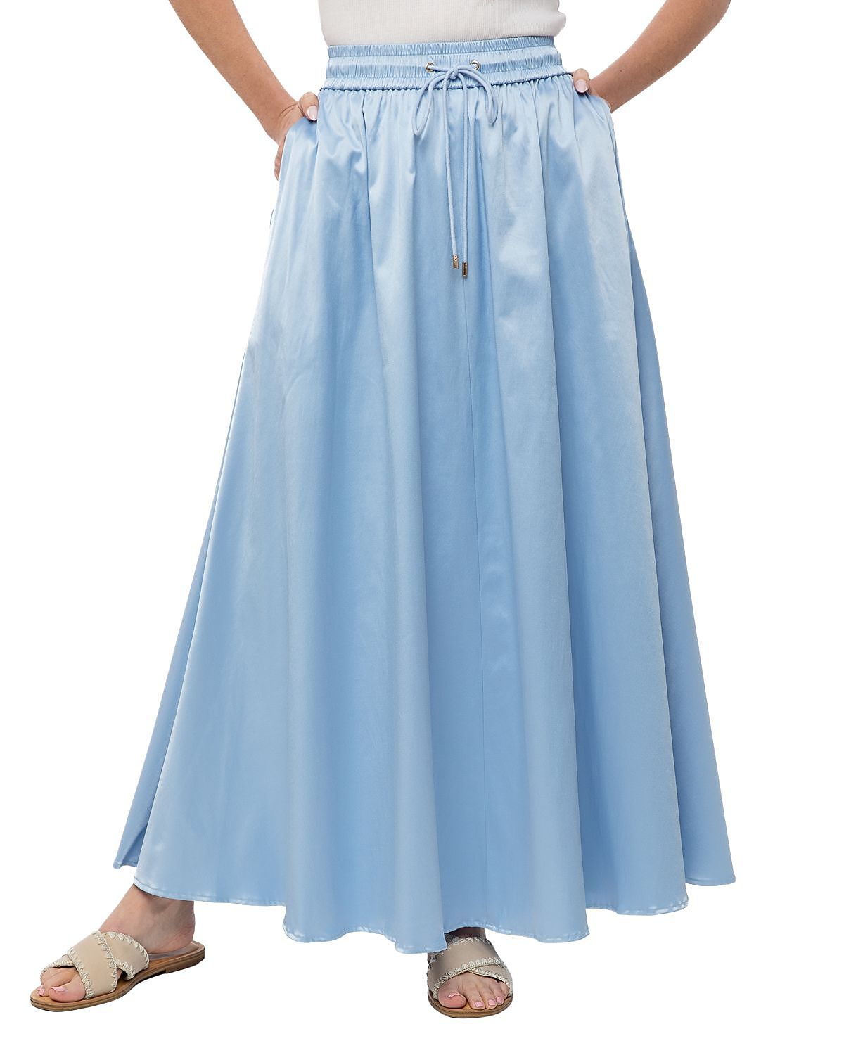 The Burgess Collection The Serena Satin Skirt