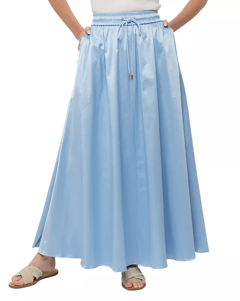 The Burgess Collection The Serena Satin Skirt