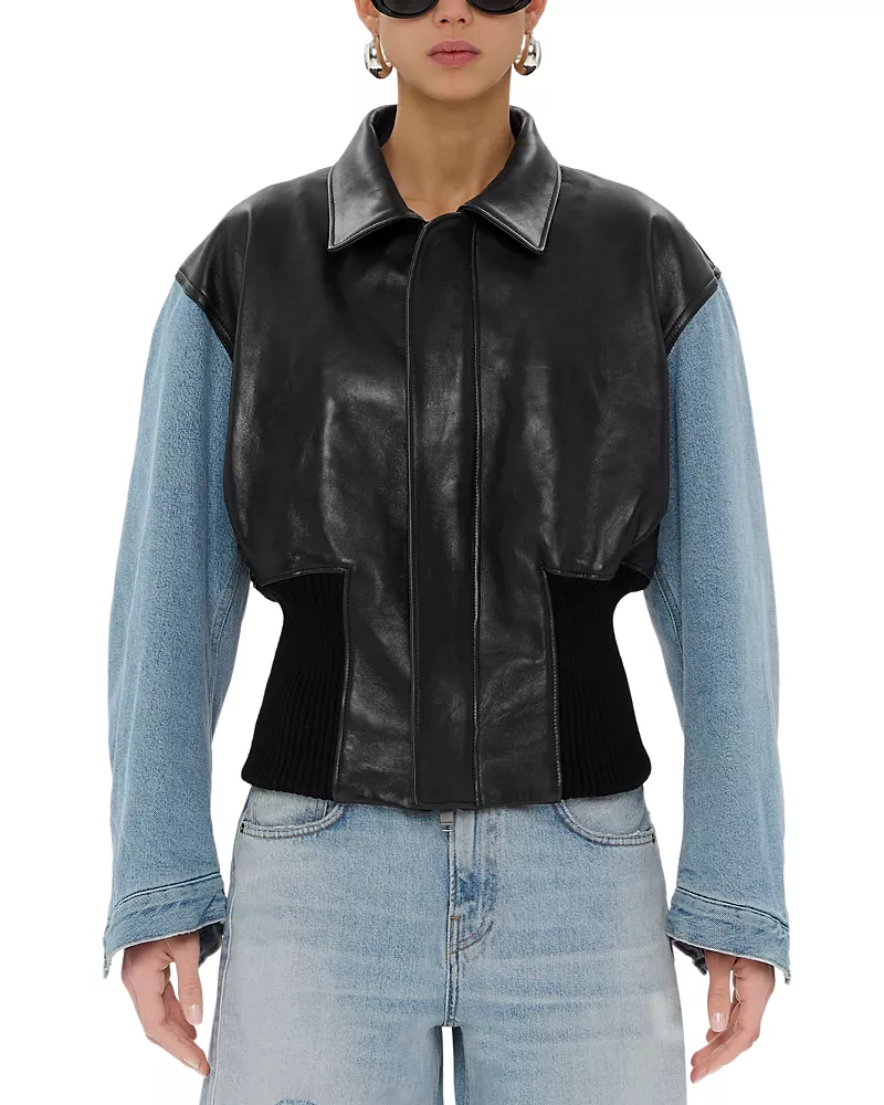 Haikure Vivienne Mixed Media Jacket
