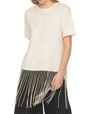 Carlotta Embellished Fringe Top