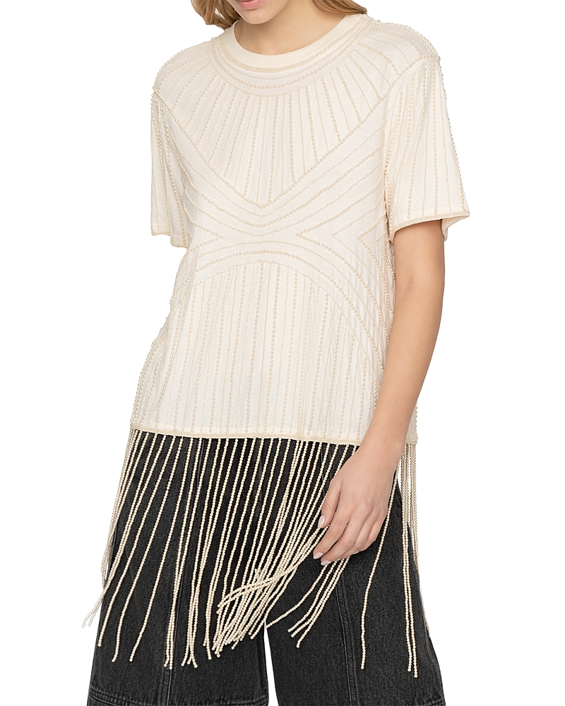 Sea Carlotta Embellished Fringe Top