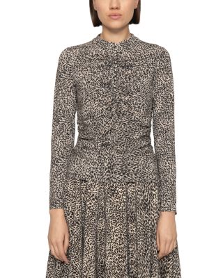 Charlize Long Sleeve Ruched Top