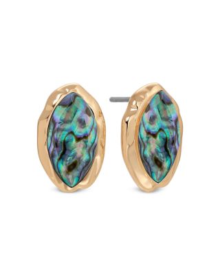 Abalone Luxe Mini Stud Earrings