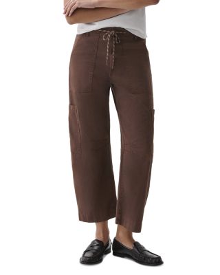 Sabrina Cotton Curved Utility Pants