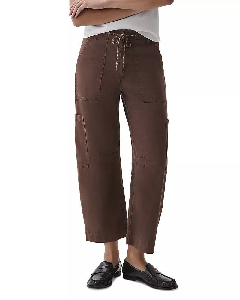 Pistola Sabrina Cotton Curved Utility Pants