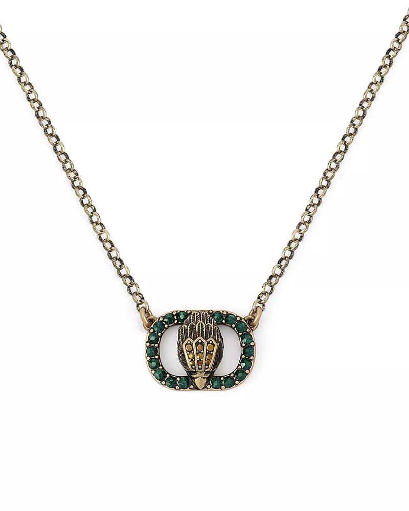 Kurt Geiger London Signature Chelsea Eagle Pendant Necklace, 16