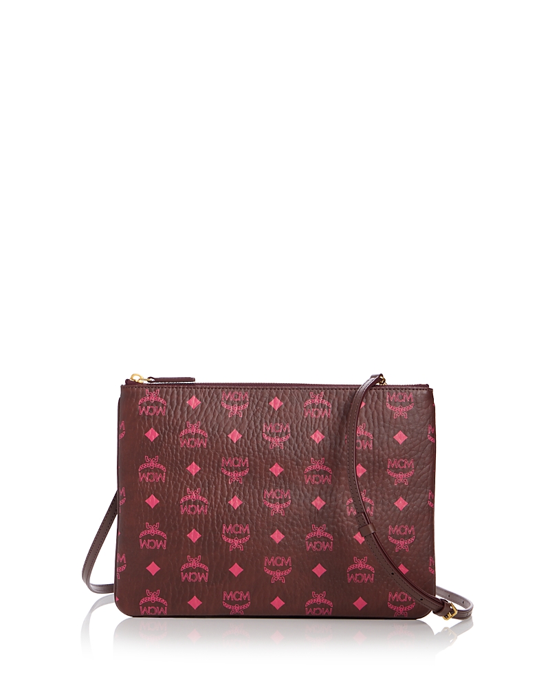 Mcm Aren Visetos Crossbody Pouch
