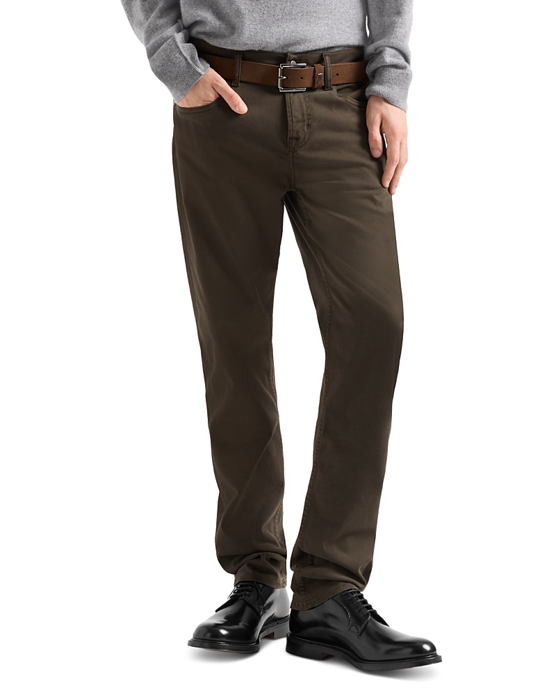 7 For All Mankind Luxe Performance Slimmy 33 Slim Fit Pants in Thicket