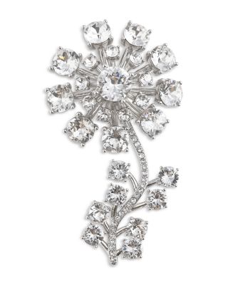 Crystal Flower Pin
