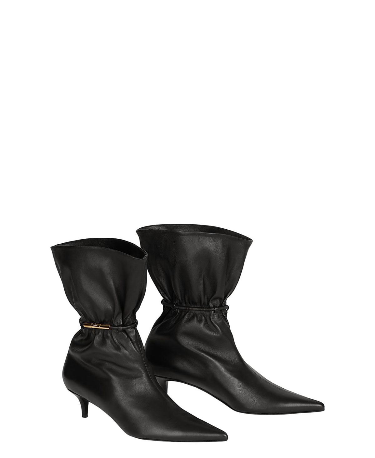 Balmain Women's Sphynx Smooth Leather Ankle Boots