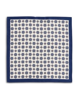Medallion Silk Pocket Square - Exclusive