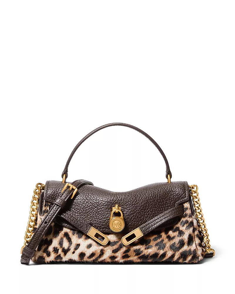 Michael Kors Hamilton Moderne Extra Small Flap Calf Hair Crossbody