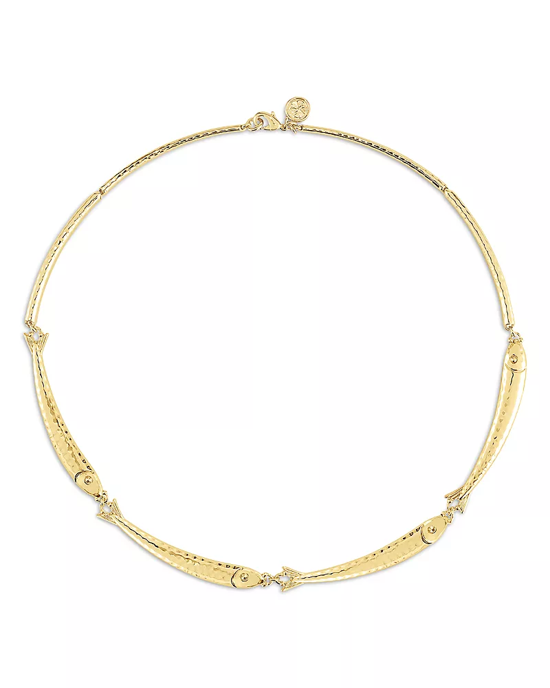 Anabel Aram Milos Fish Necklace, 15.5