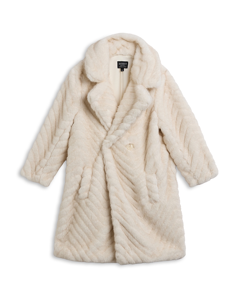 Bardot Girls' Letty Faux Fur Coat - Little Kid, Big Kid