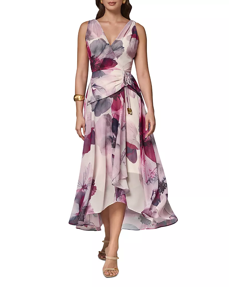 Donna Karan Chiffon High Low Dress