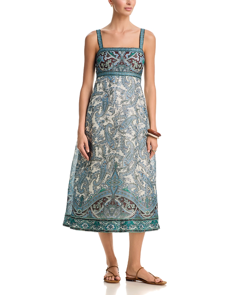 Veronica Beard Rye Linen & Silk Blend Dress