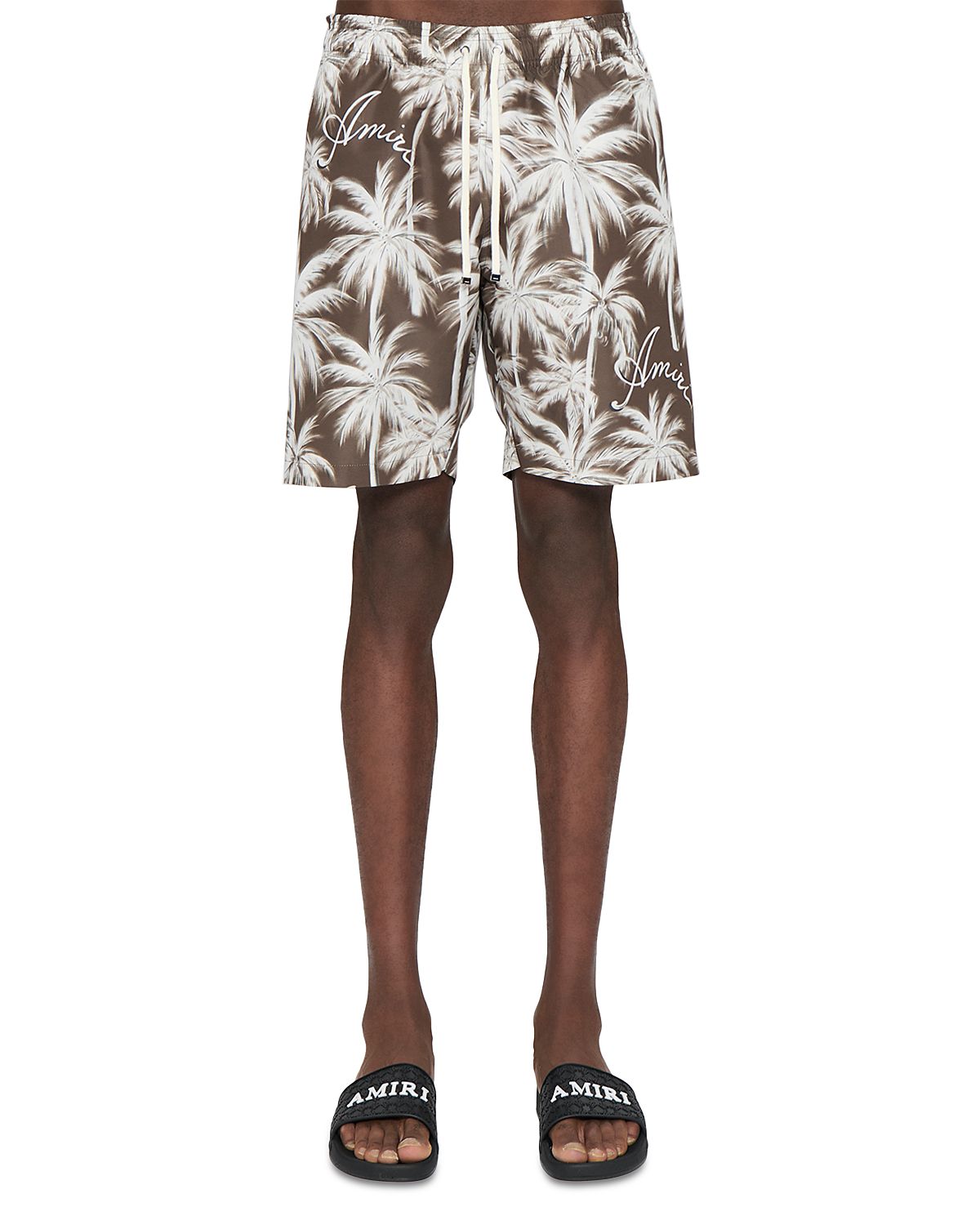 amiri Palms Drawstring Swim Shorts