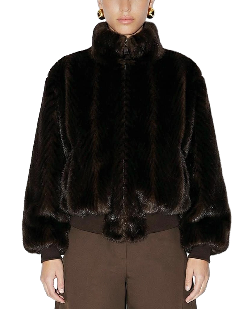 Ronny Kobo Mischa Faux Fur Jacket