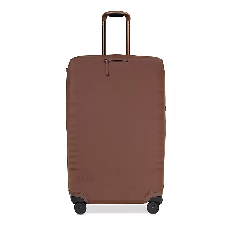BEIS The Large Check In Luggage Cover in Maple
