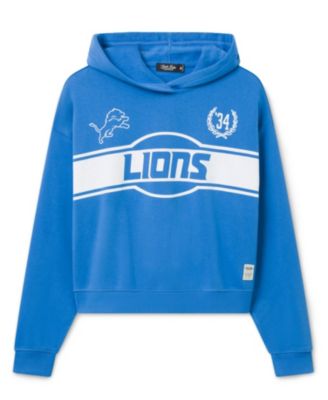 Junk Food Clothing Women's Detroit Lions Oversized Crop Hoodie