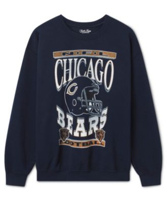  Unisex Chicago Bears Helmet Flea Market Crew Fleece Sweatshirt