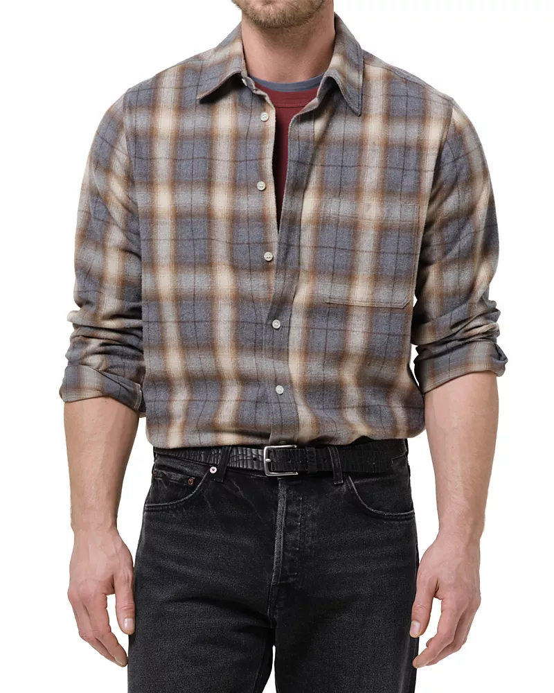 Citizens of Humanity Cairo Cascade Plaid Cotton Shirt