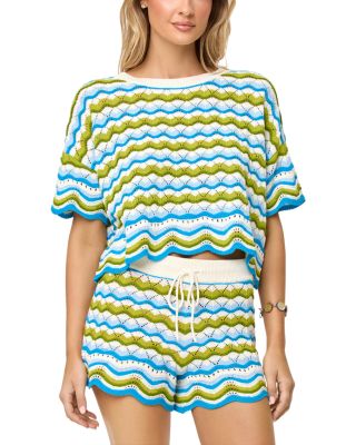 Sunchaser Scalloped Cover Up Shorts