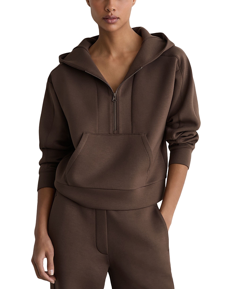 Reiss Lockie Half Zip Hoodie