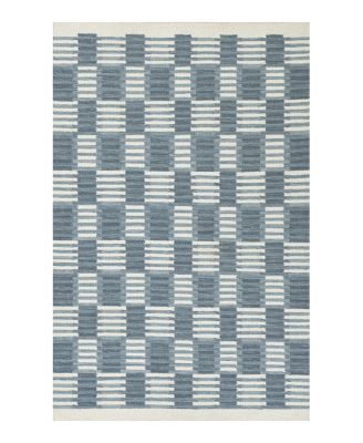 Momeni Scandi SCANDSCN-3BLU Area Rug, 5' x 8'