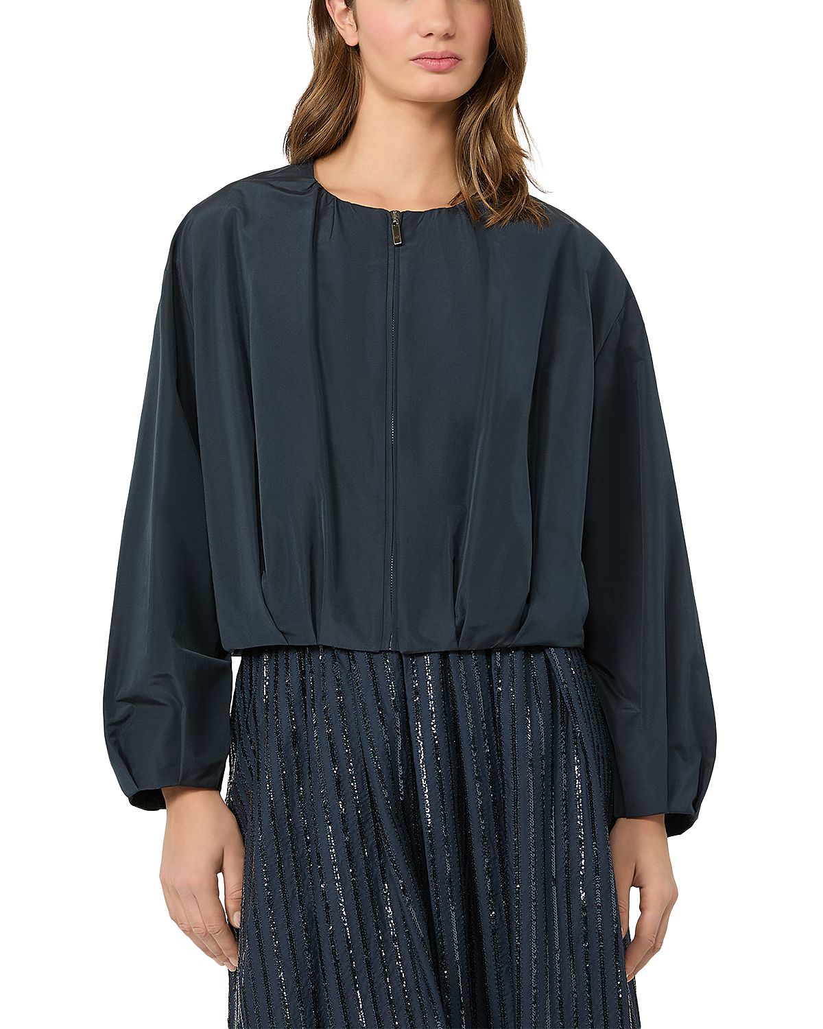 Weekend Max Mara Wkdbutterfly Gathered Boxy Jacket