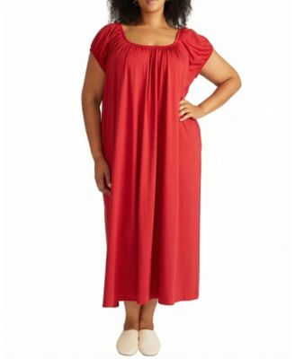 Universal Standard Women's Plus Lilian Long Sleep Dress