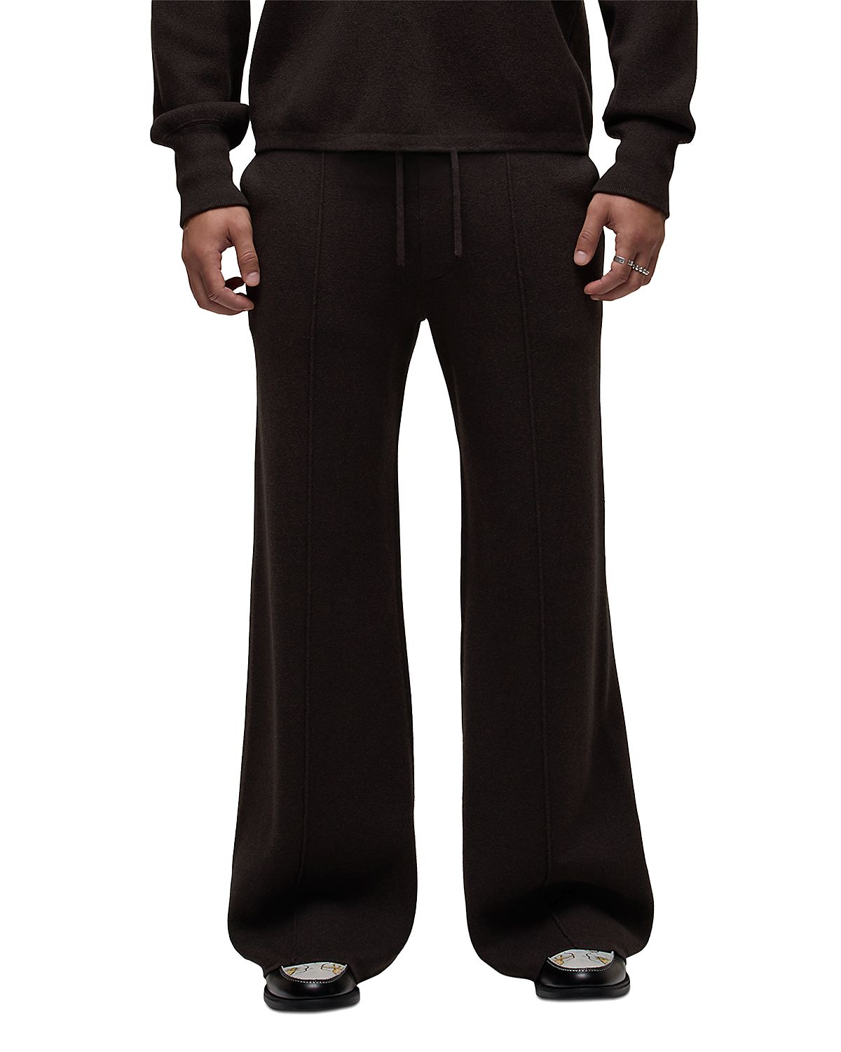 Hudson Motor Flare Leg Cotton Blend Foldout 32 Pants