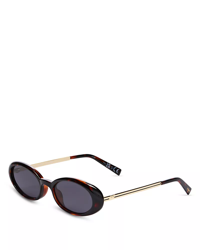 Le Specs Magnifique Oval Sunglasses, 55mm