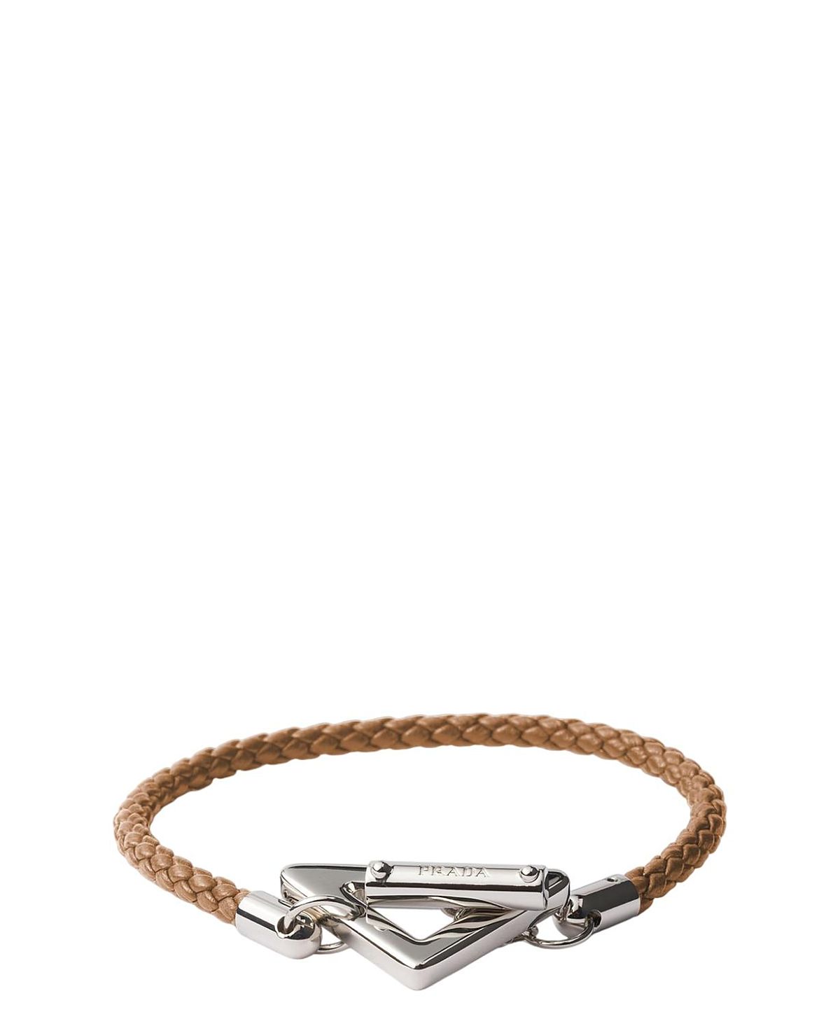 Prada Braided Nappa Leather Bracelet