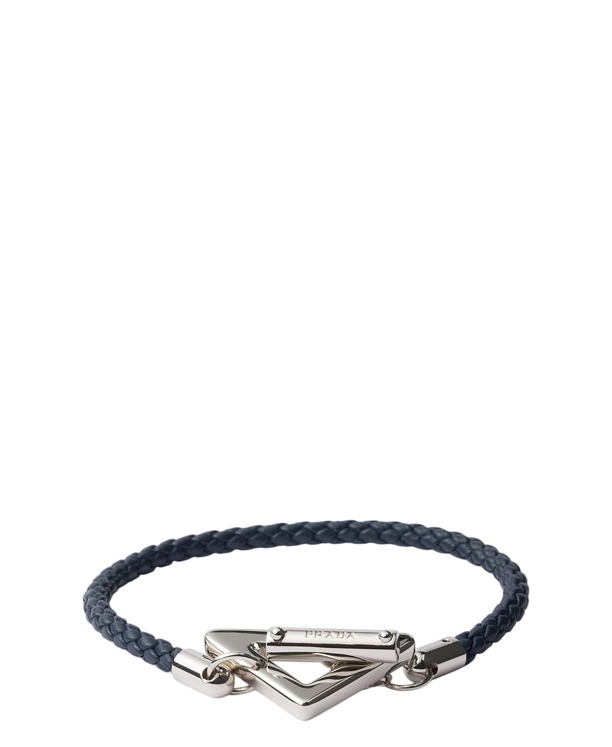 Prada Braided Nappa Leather Bracelet
