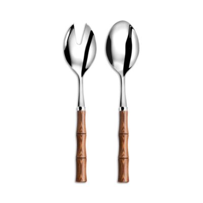 Byblos Wood Handle Salad Serving Set