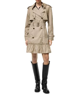 Tillydrine Short Garbardine Trench Coat